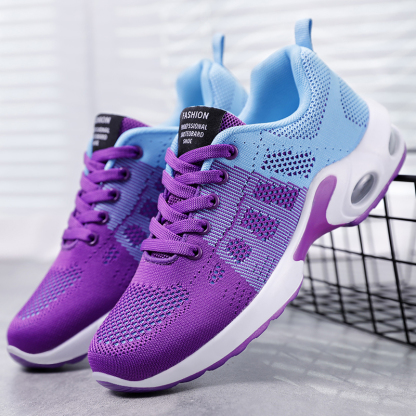Womens Sneakers Air Cushion Running Shoes Lightweight Tennis Walking Shoes Mesh Breathable Gym Work Fashion Sneakers Athletic Comfortable Casual
