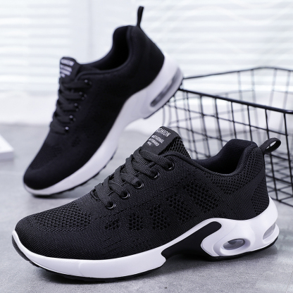 Womens Sneakers Air Cushion Running Shoes Lightweight Tennis Walking Shoes Mesh Breathable Gym Work Fashion Sneakers Athletic Comfortable Casual