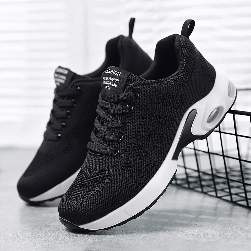 Womens Sneakers Air Cushion Running Shoes Lightweight Tennis Walking Shoes Mesh Breathable Gym Work Fashion Sneakers Athletic Comfortable Casual