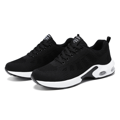 Womens Sneakers Air Cushion Running Shoes Lightweight Tennis Walking Shoes Mesh Breathable Gym Work Fashion Sneakers Athletic Comfortable Casual