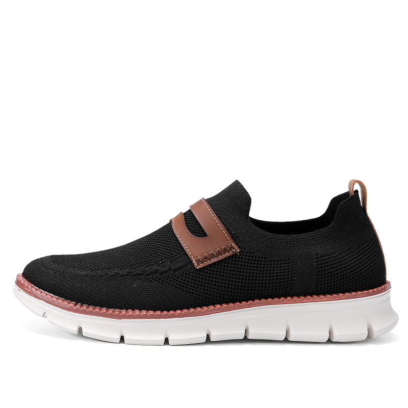 Mens Casual Loafers Shoes Slip On Fashion Walking Dress Sneakers Business Oxfords Work Lightweight Soft Sole Zapatos