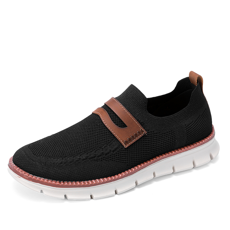 Mens Casual Loafers Shoes Slip On Fashion Walking Dress Sneakers Business Oxfords Work Lightweight Soft Sole Zapatos