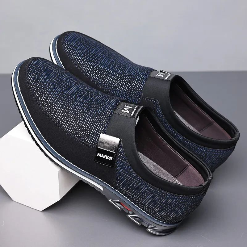 Men Casual Shoes Sneakers Loafers Comfort Walking Shoes Fashion Driving Shoes Luxury Leather Shoes for Male Business Work Office Dress Outdoor
