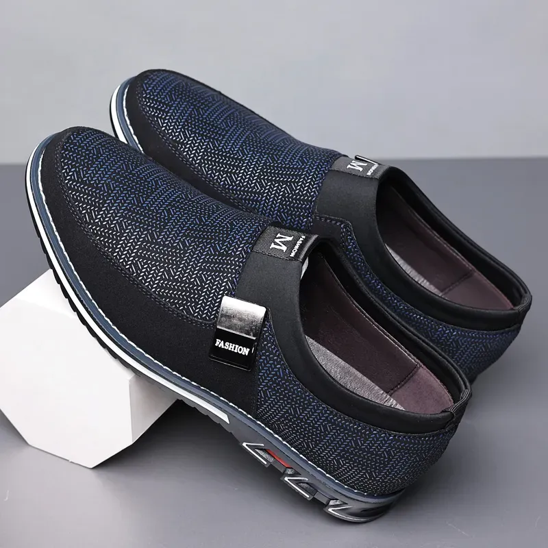 Men Casual Shoes Sneakers Loafers Comfort Walking Shoes Fashion Driving Shoes Luxury Leather Shoes for Male Business Work Office Dress Outdoor