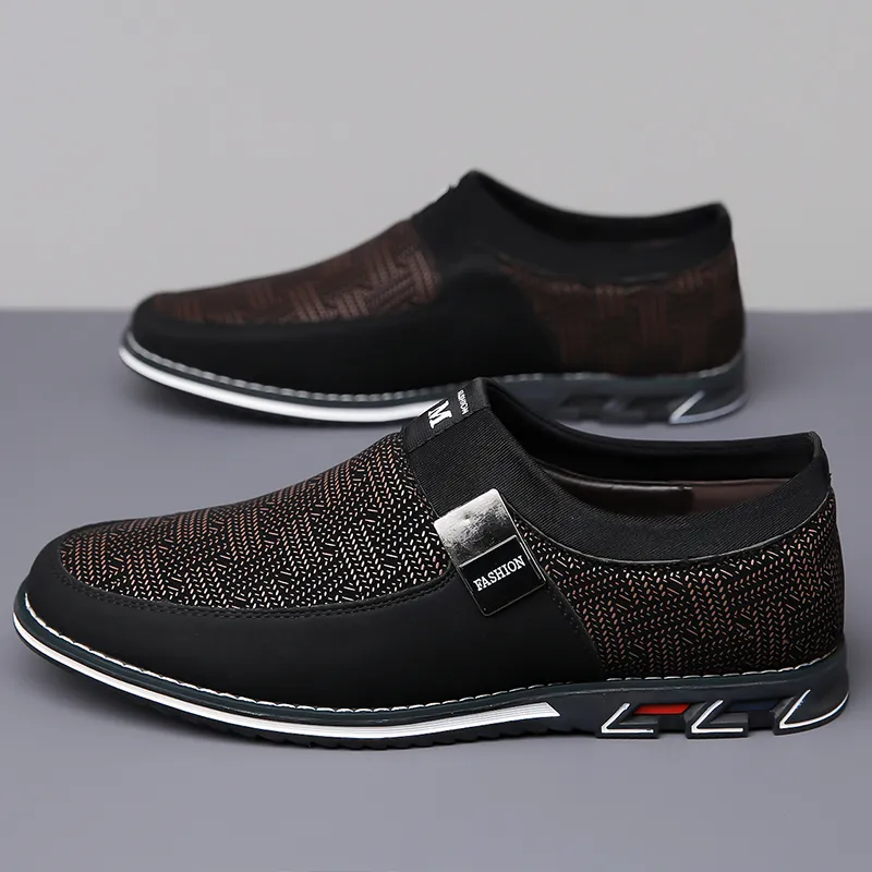 Men Casual Shoes Sneakers Loafers Comfort Walking Shoes Fashion Driving Shoes Luxury Leather Shoes for Male Business Work Office Dress Outdoor