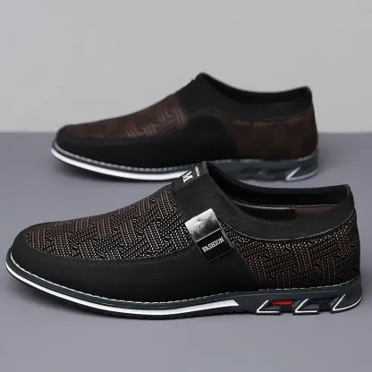 Men Casual Shoes Sneakers Loafers Comfort Walking Shoes Fashion Driving Shoes Luxury Leather Shoes for Male Business Work Office Dress Outdoor