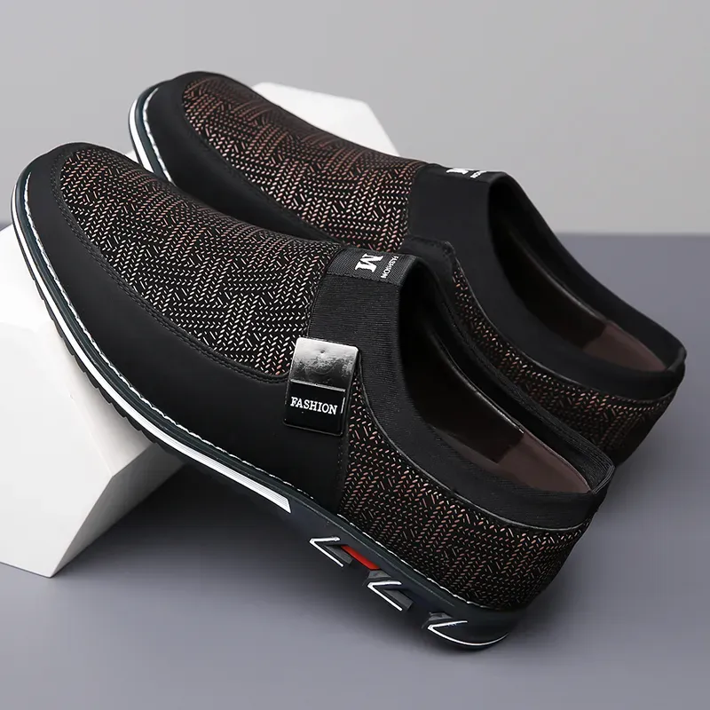 Men Casual Shoes Sneakers Loafers Comfort Walking Shoes Fashion Driving Shoes Luxury Leather Shoes for Male Business Work Office Dress Outdoor