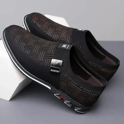 Men Casual Shoes Sneakers Loafers Comfort Walking Shoes Fashion Driving Shoes Luxury Leather Shoes for Male Business Work Office Dress Outdoor