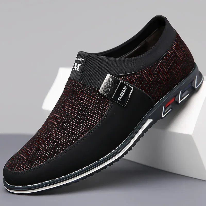 Men Casual Shoes Sneakers Loafers Comfort Walking Shoes Fashion Driving Shoes Luxury Leather Shoes for Male Business Work Office Dress Outdoor