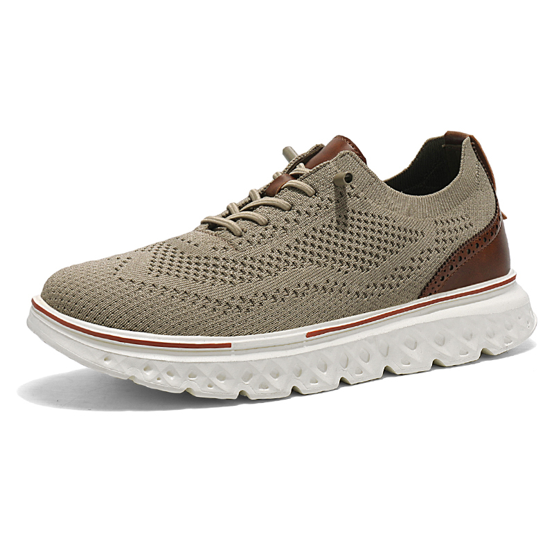 Men Oxfords Lace-Up Lightweight Casual Walking Shoes Comfortable Dress Shoes for Men Mens wearbreeze Shoes Breeze Urban Shoes for Men Men's Mesh Dress Sneakers Business Shoes