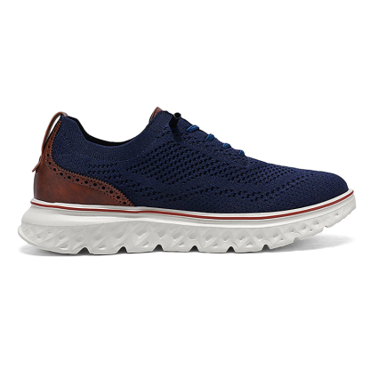 Men Oxfords Lace-Up Lightweight Casual Walking Shoes Comfortable Dress Shoes for Men Mens wearbreeze Shoes Breeze Urban Shoes for Men Men's Mesh Dress Sneakers Business Shoes