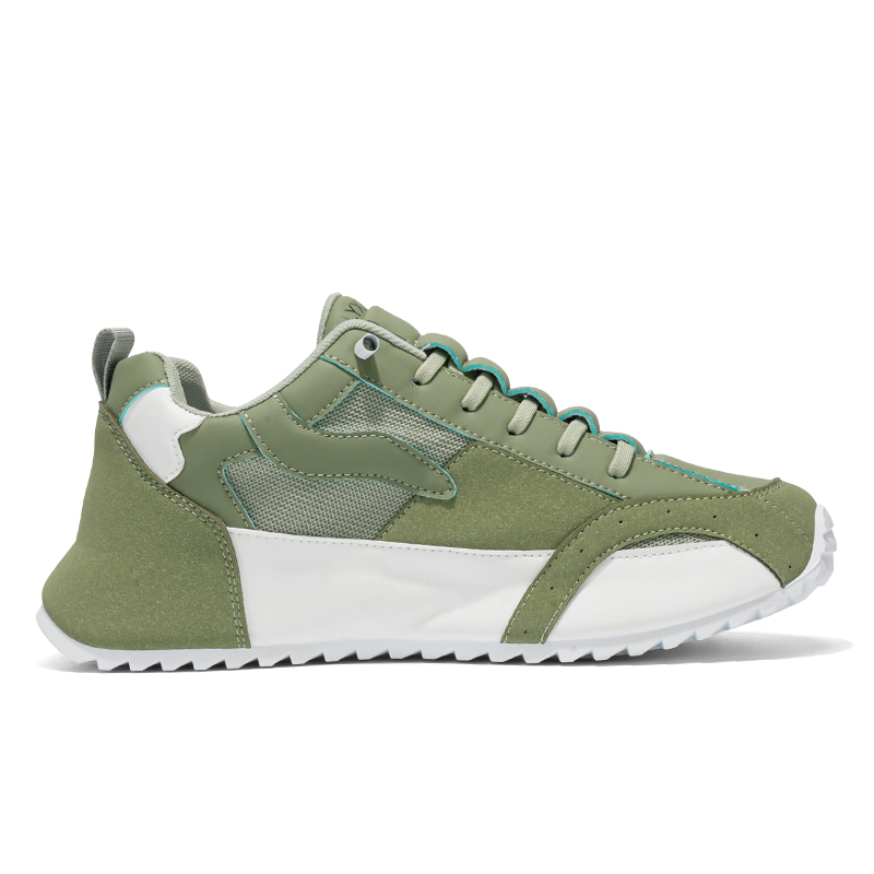 Comfy Trendy Platform Shoes for Outdoor Walking Jogging Camping, All Seasons Men's Lace Up Sneakers