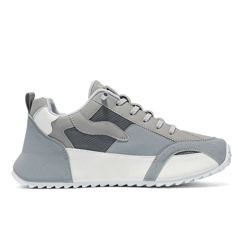 Comfy Trendy Platform Shoes for Outdoor Walking Jogging Camping, All Seasons Men's Lace Up Sneakers