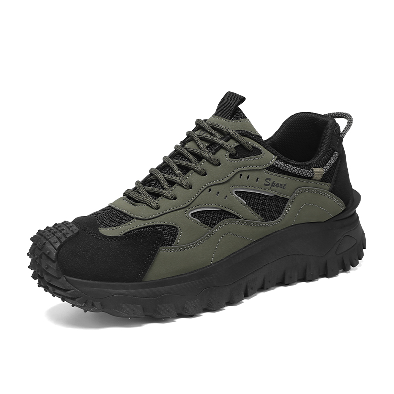 Plus Size 2025 Spring Men's Casual Fashion Sneakers Match Color Striped Street Style Lace-up Low-top Tire Pattern Sole Wear Resistant Non-Slip 004