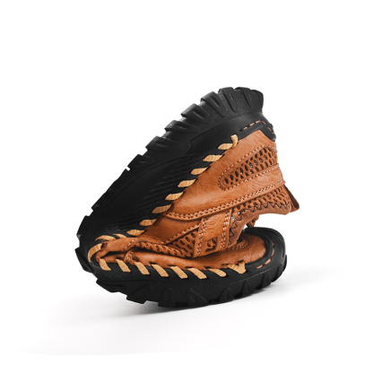 Men's Orthopedic Slip-On Driving Loafers – Breathable Perforated Leather, Arch Support, Lightweight & Anti-Slip Sole