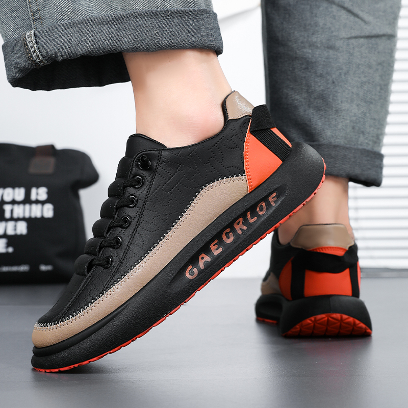 Mens Casual Shoes Summer Breathable Sneakers Loafers Walking Shoes Hand Made Lace-Up Leather Dress Flats Shoes for Driving Business Working Office