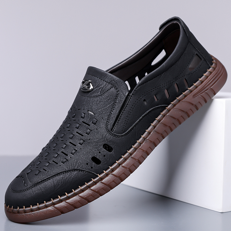 Men Casual Shoes Sneakers Loafers Comfort Walking Shoes Fashion Driving Shoes Luxury Leather Shoes for Male Business Work Office Dress Outdoor