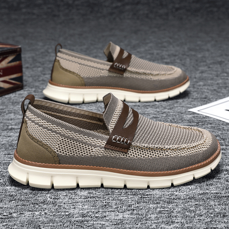 Men’s Business Casual Oxford Sneakers – Lightweight Lace-Up Dress Shoes for Work, Travel & Daily Commute