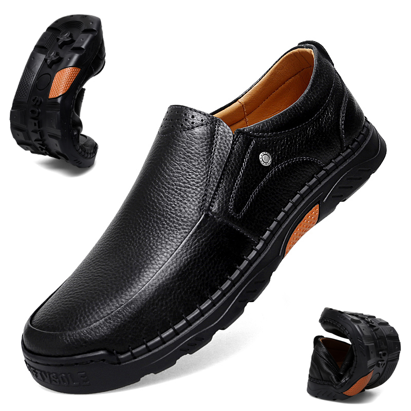 Men Casual Shoes Sneakers Loafers Comfort Walking Shoes Fashion Driving Shoes Luxury Leather Shoes for Male Business Work Office Dress Outdoor