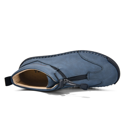 Men's Orthopedic Safety Work Shoes - Safety Toe ; Welding / cutting sparks proof ; Ankle Protection ;  Waterproof ; Shock Absorption ; Non-Slip ; Durable for 5 years