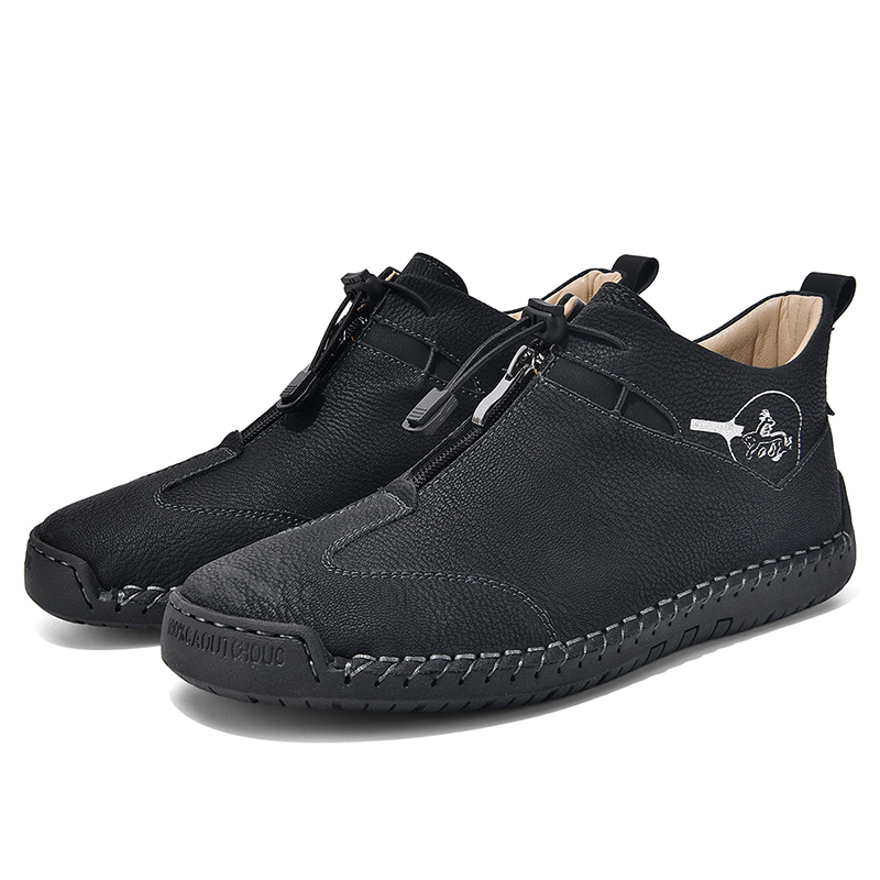 Men's Orthopedic Safety Work Shoes - Safety Toe ; Welding / cutting sparks proof ; Ankle Protection ;  Waterproof ; Shock Absorption ; Non-Slip ; Durable for 5 years