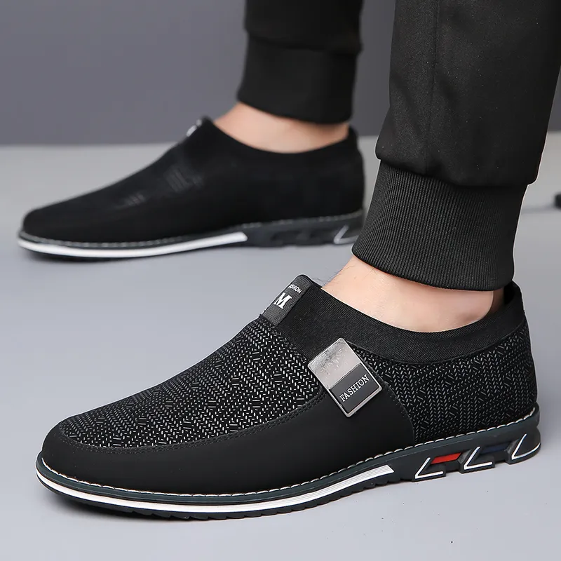 Men Casual Shoes Sneakers Loafers Comfort Walking Shoes Fashion Driving Shoes Luxury Leather Shoes for Male Business Work Office Dress Outdoor