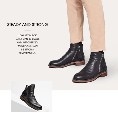 Men's Vintage Leather Boots