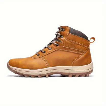 Men's Waterproof Puncture Resistant Hiking Boots Wide Toe Arch Support Work Boots