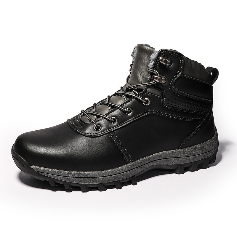 Men's Waterproof Puncture Resistant Hiking Boots Wide Toe Arch Support Work Boots