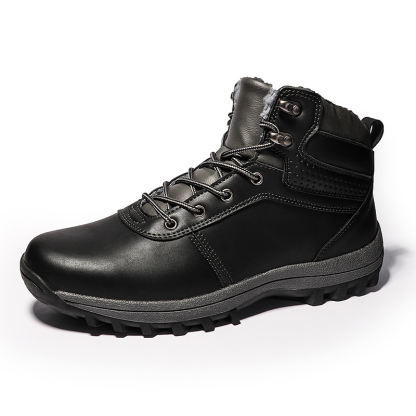 Men's Waterproof Puncture Resistant Hiking Boots Wide Toe Arch Support Work Boots