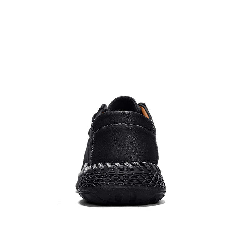 ⏰Clearance Sale – 60% OFF🔥 Men’s Luxury Leather Shoes – Wide Toe Comfort, Arch Support & Easy Slip-On