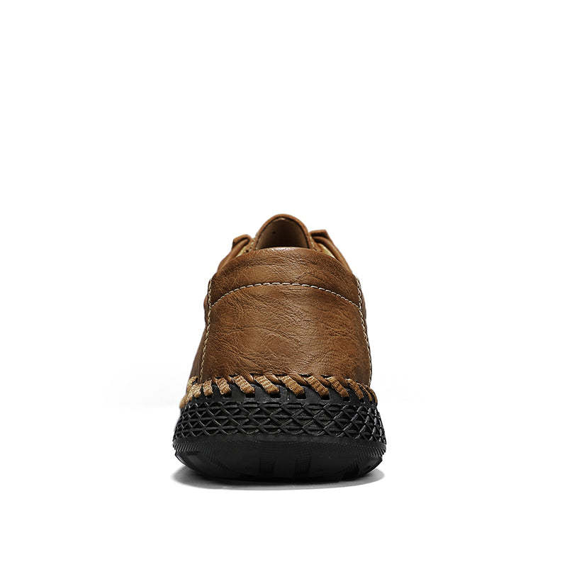 ⏰Clearance Sale – 60% OFF🔥 Men’s Luxury Leather Shoes – Wide Toe Comfort, Arch Support & Easy Slip-On