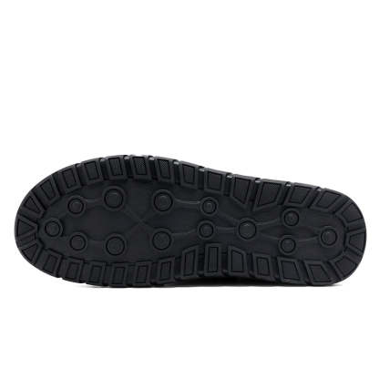 Mens Hand Stitching Leather Lace Up Ankle Boots Casual Vintage Non Slip Flats Arch Support Loafers for Hiking Walking Driving Chukka Boots