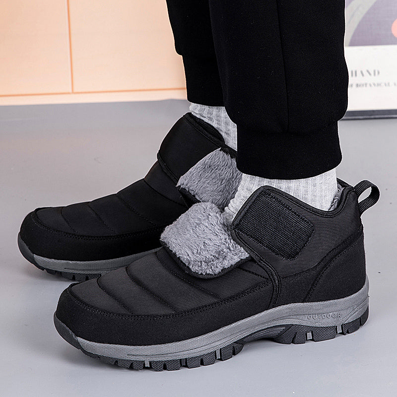 Men Combat Boots Waterproof Non-Slip Hiking Boots Anti-Puncture Anti-Sprain Work Boots