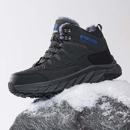 Men's Waterproof Hiking Boots - Breathable Quick-Dry Upper,Mountain Trekking & Outdoor Adventures | All-Terrain Grip & Abrasion-Proof