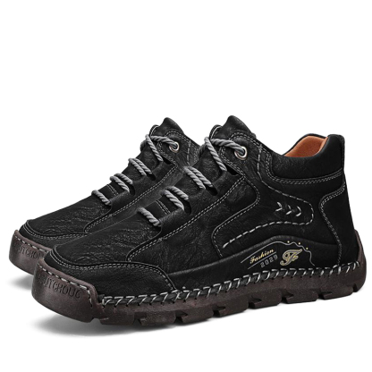 Men's Hand-Sewn Cowhide Shoes Casual Shoes