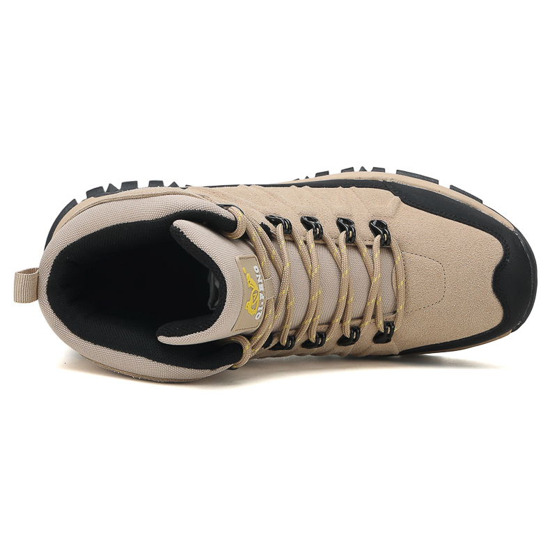 Men's Warm Orthopedic Hiking Boots - Safe and Comfortable Warm Work Boots - Waterproof, Slip-Resistant, Lmpact-Resistant, Puncture-Resistant - Wide Toe Box, Arch support, Ankle Support