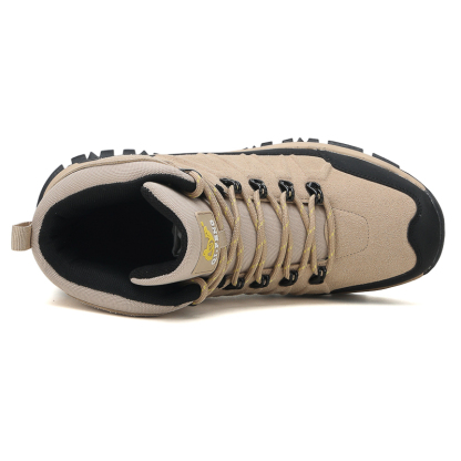 Men's Warm Orthopedic Hiking Boots - Safe and Comfortable Warm Work Boots - Waterproof, Slip-Resistant, Lmpact-Resistant, Puncture-Resistant - Wide Toe Box, Arch support, Ankle Support