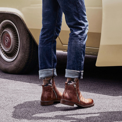 Men's Vintage Leather Boots