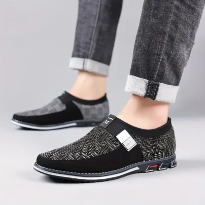 ⏰Last Day Deals 60% OFF🛒Men's Business Casual Orthopedic Shoes | Comfortable Slip-On, Waterproof, Non-Slip Sole, Soft & Flexible | Premium Luxury High-Quality Leather Upper