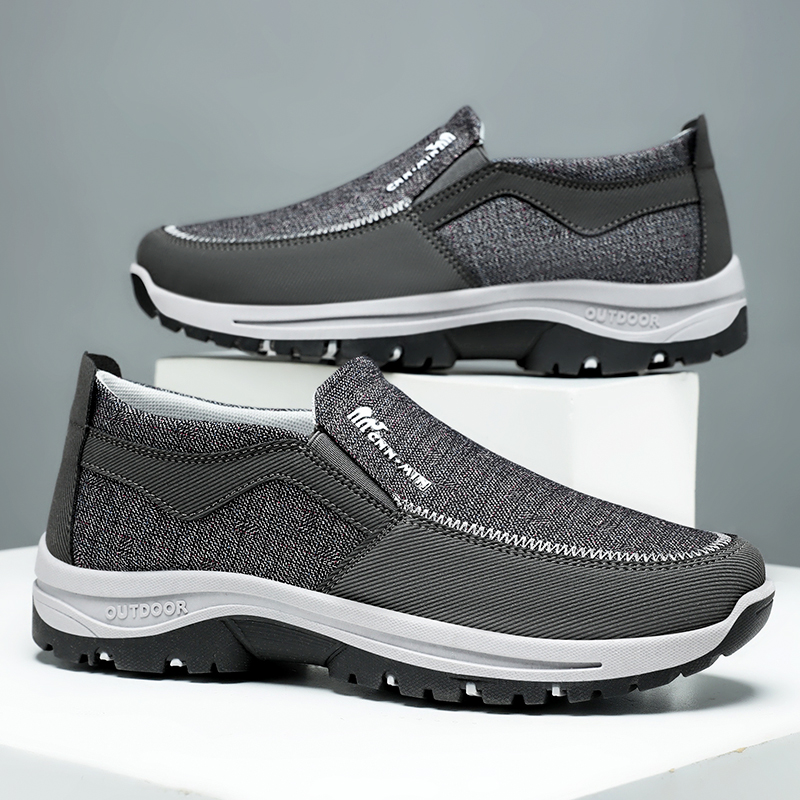 Mens Casual Leather Shoes Ankle Chukka Boots Slip On Lightweight Loafers Mid top Walking Driving Shoes for Male