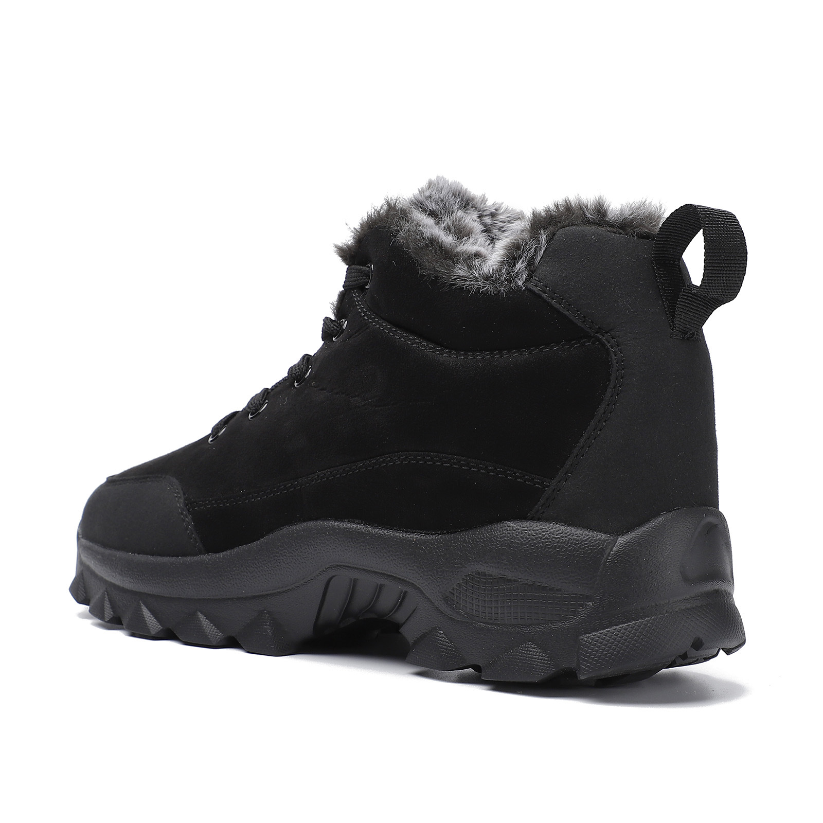 Men's Warm Fleece Snow Boots Waterproof Non-Slip Orthopedic Support Winter Boots