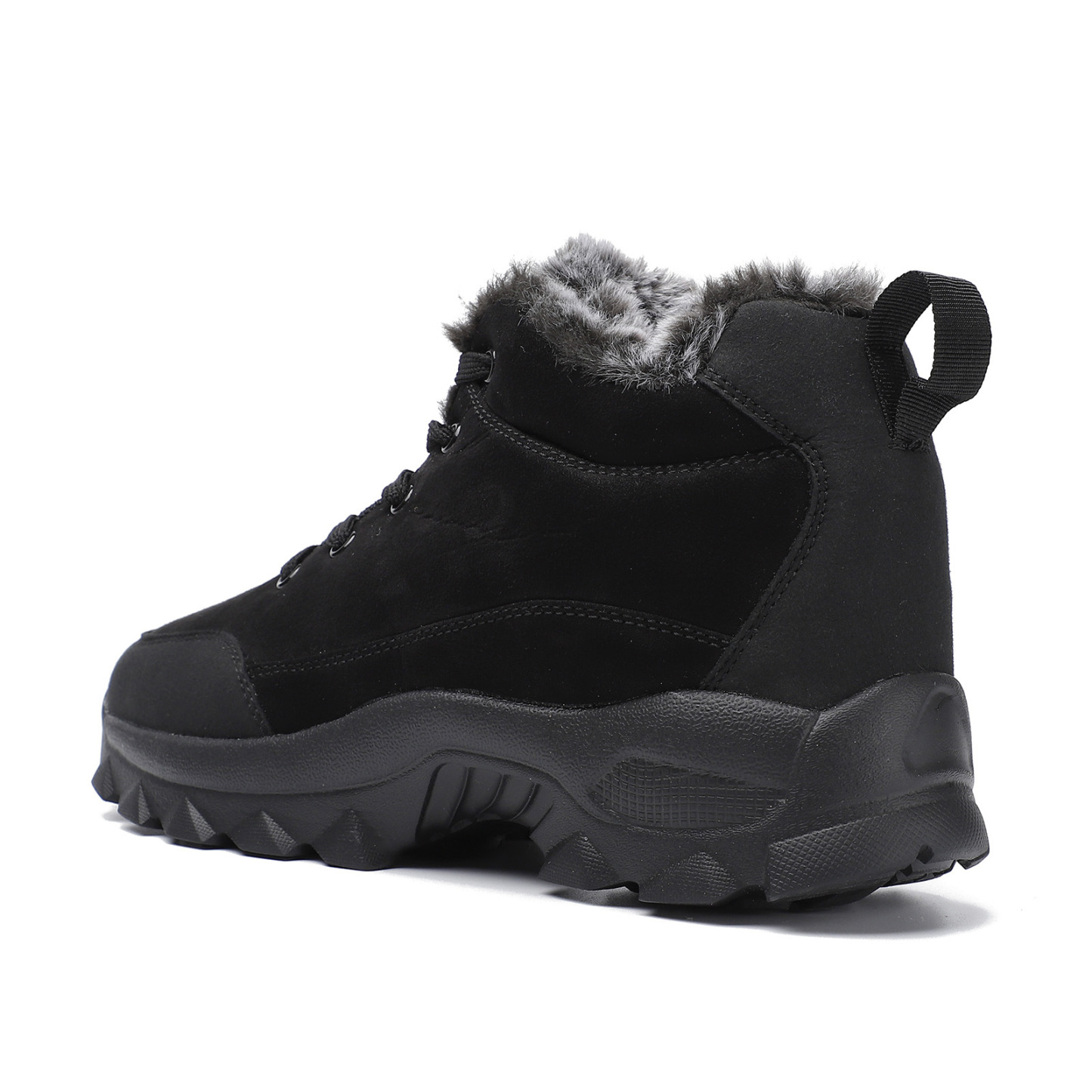 Men's Warm Fleece Snow Boots Waterproof Non-Slip Orthopedic Support Winter Boots