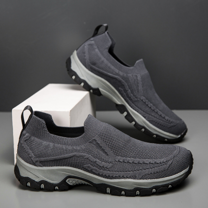 Men's Orthopedic Arch Support Wide Toe Lightweight Breathable Walking Shoes