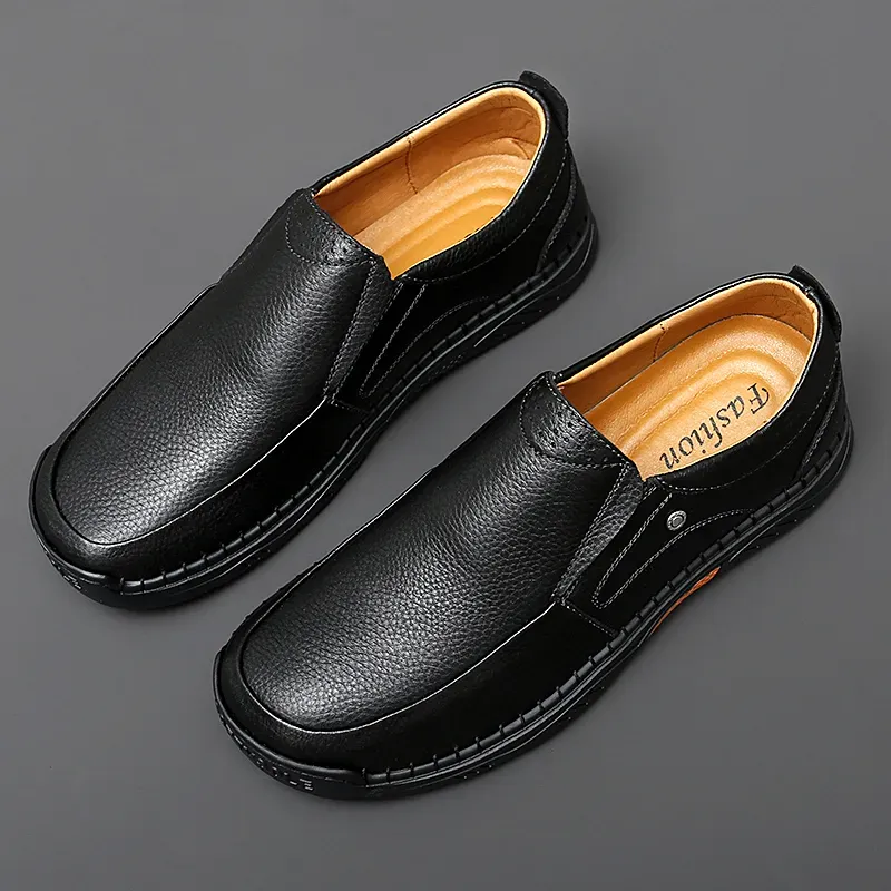 Men Casual Shoes Sneakers Loafers Comfort Walking Shoes Fashion Driving Shoes Luxury Leather Shoes for Male Business Work Office Dress Outdoor