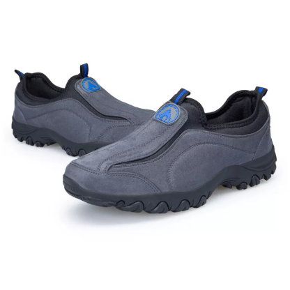 Men's Outdoor Orthopedic Arch Support Wide Toe Slip-On Hiking Shoes Lightweight Comfortable Waterproof Anti-Slip Sneakers