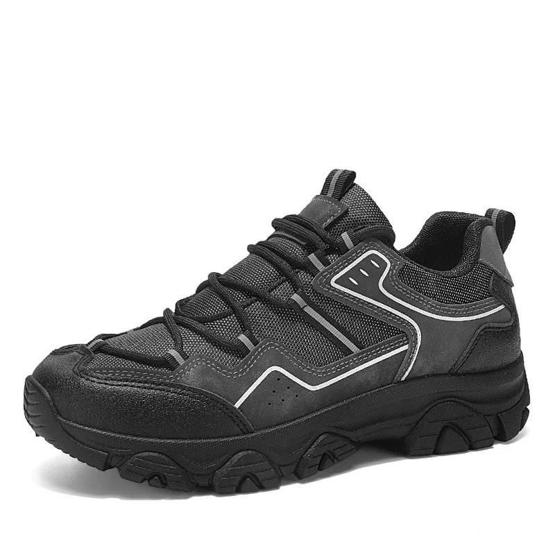 Men's Outdoor Hiking Shoes - Orthopedic, Wide Toe, Arch Support, Waterproof, Anti-Slip, Anti-Puncture, Anti-Smash