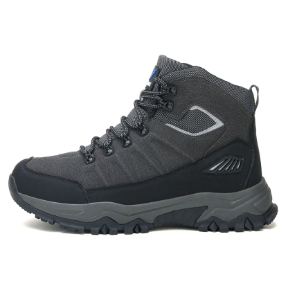 Men's Warm Orthopedic Hiking Boots - Safe and Comfortable Warm Work Boots - Waterproof, Slip-Resistant, Lmpact-Resistant, Puncture-Resistant - Wide Toe Box, Arch support, Ankle Support
