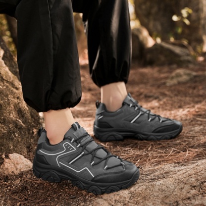 Men's Outdoor Hiking Shoes - Orthopedic, Wide Toe, Arch Support, Waterproof, Anti-Slip, Anti-Puncture, Anti-Smash