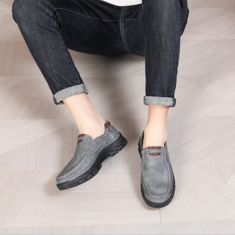 (Medical Certification®️) Men's Slip-On Orthopedic Shoes Comfortable Wide Toe Arch Support Sneakers Relieve Foot and Protect Ankles